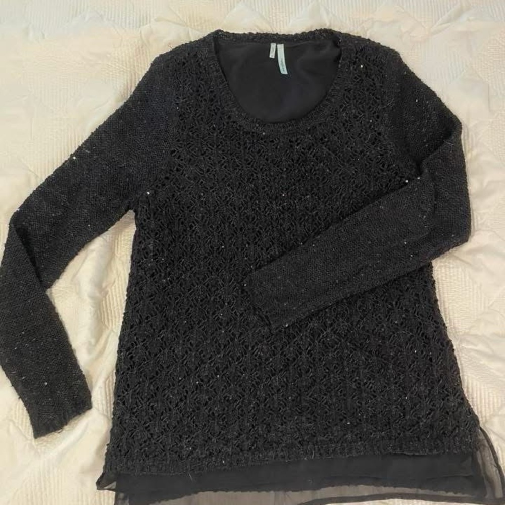 Maurices Black Textured Sweater